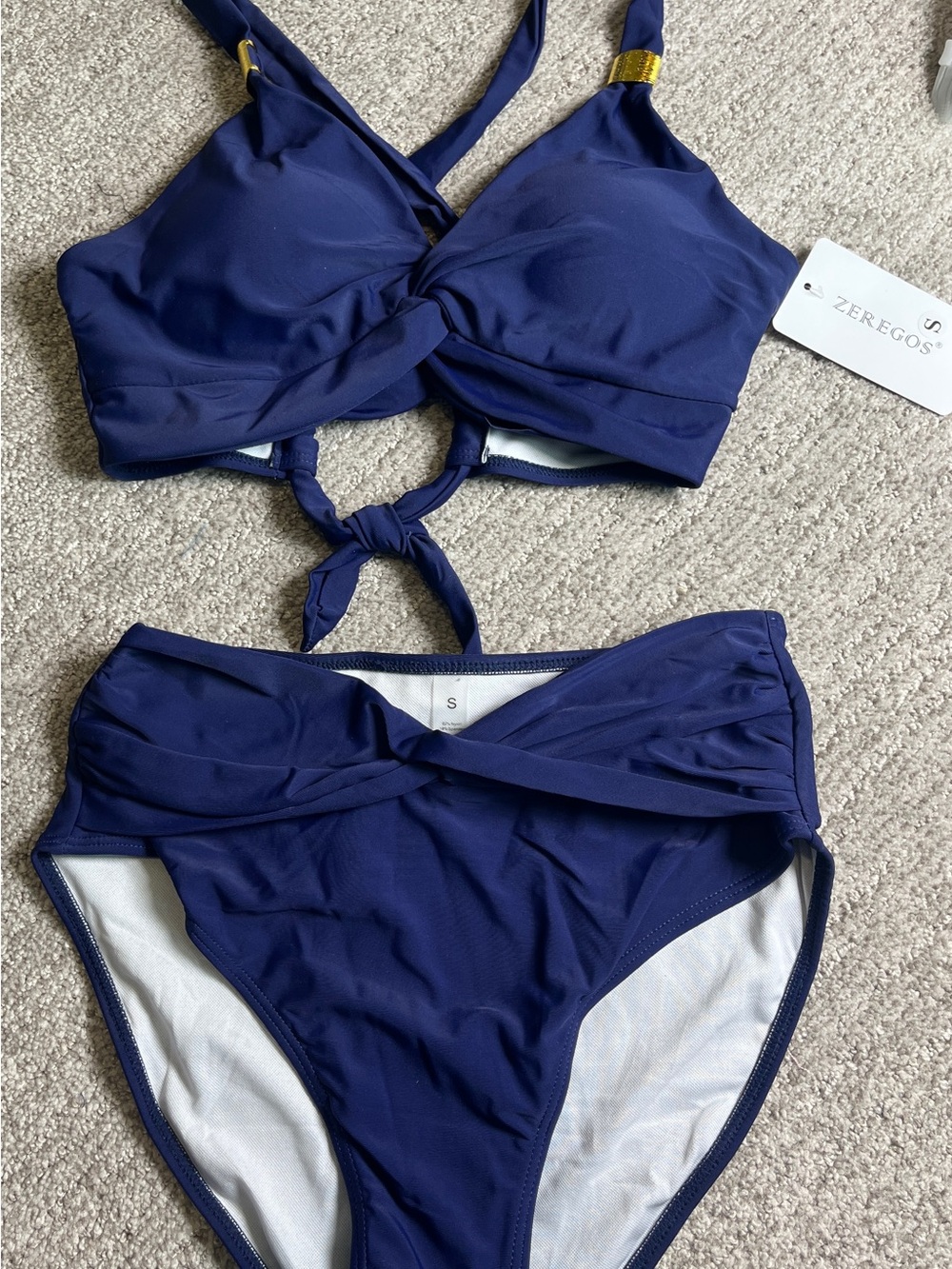 Two Piece Tummy Control Swimsuits
High Waisted V Neck S. 585/bb13-1 - Picture 4 of 6